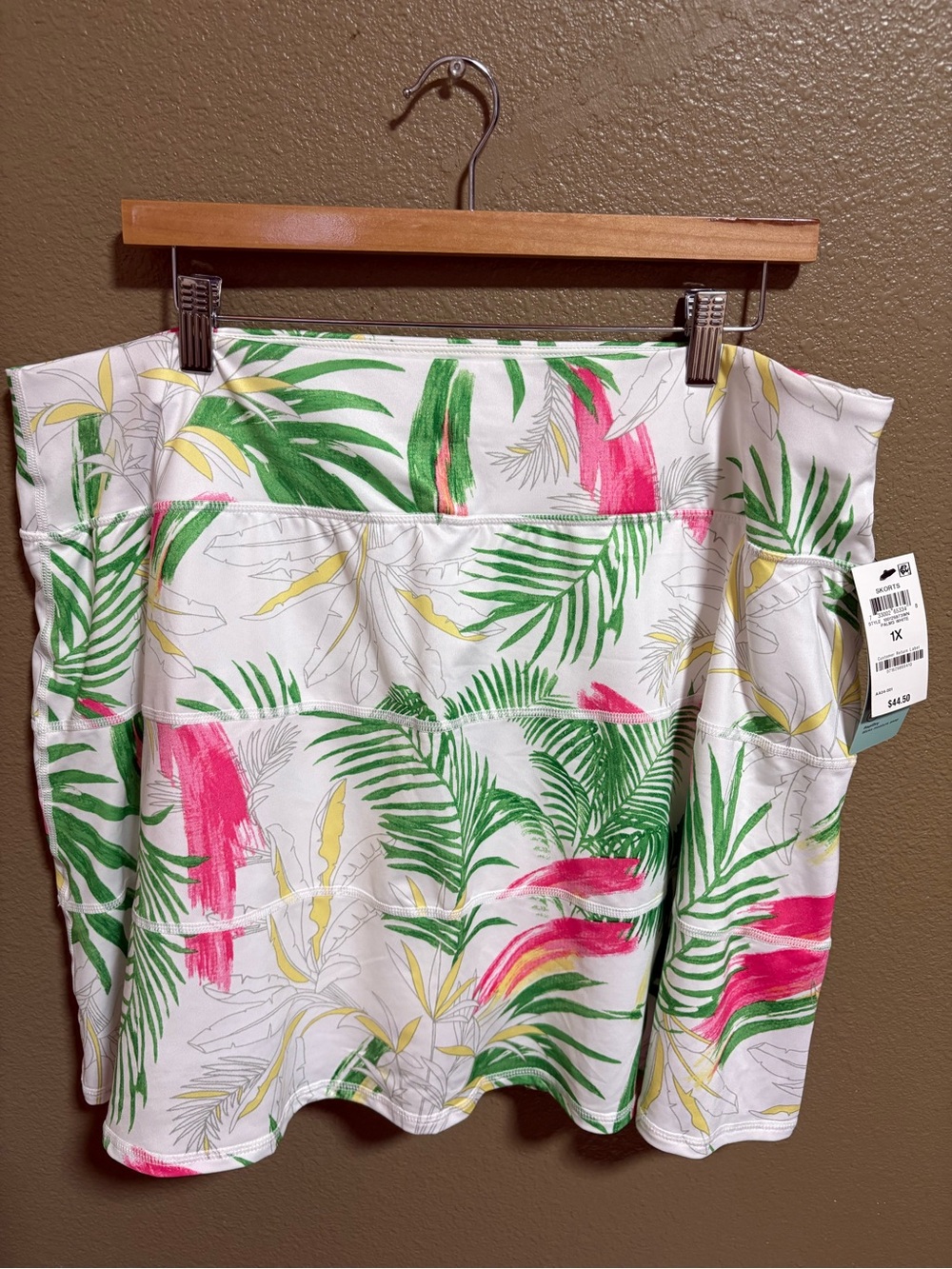 IDEOLOGY Womens Plus 1x Tiered Golf Tennis Skirt Skort Comfort Summer NWT